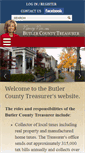 Mobile Screenshot of butlercountytreasurer.org