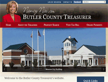 Tablet Screenshot of butlercountytreasurer.org
